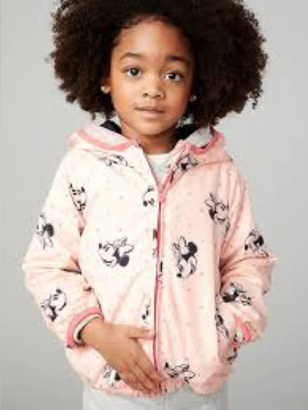 Gap Minnie Mouse Windbuster Size 4T Toddler girls Light Jacket Gap Disney Rain